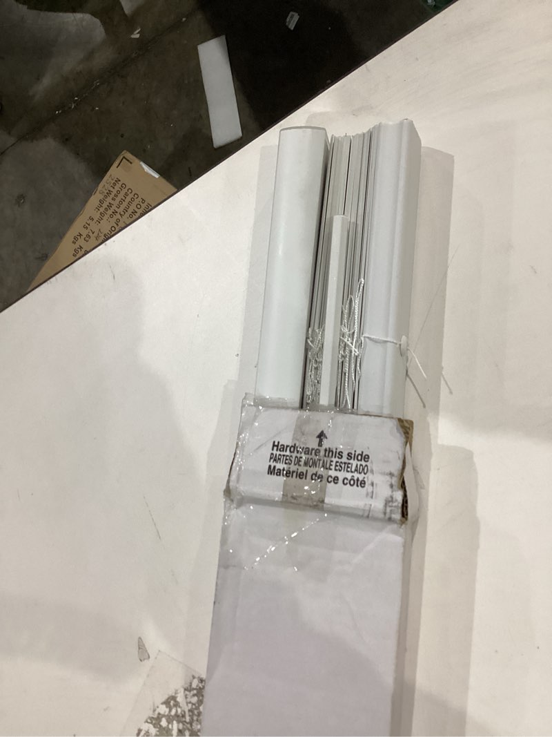 Light filtering cordless vinyl mini blinds white 