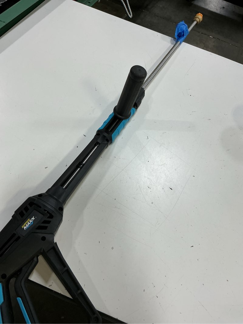 Condition photo showing As Is for surfacemaxx 1.67-ft up to 4500-psi plastic pressure washer spray gun kit