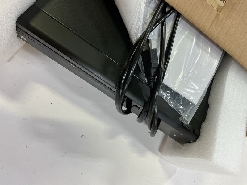 Condition photo showing Good Condition for megatek region-free hdmi dvd player for tv, compact cd/dvd player for smart tv, usb port, plays all region dvds & multi formats, metal housing, hdmi/rca cables & remote included