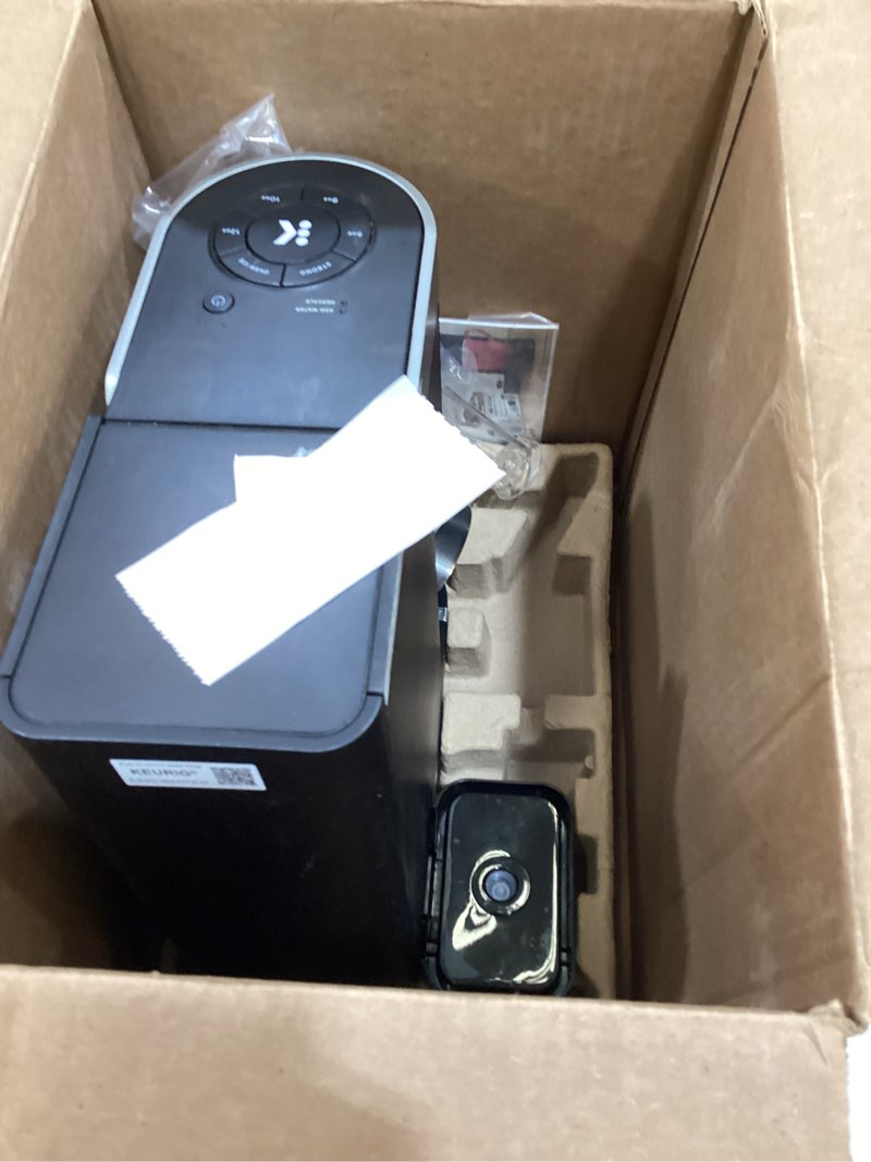Condition photo showing As Is for keurig k-supreme single serve k-cup pod coffee maker, multistream technology, 4 brew sizes, 66oz dual-position removable reservoir, black black coffee maker