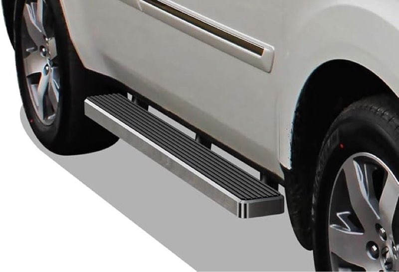 APS IBHY4785 Silver 5" Running Board Side Step (iBoard Third Generation, for Selected Honda Pilot, A