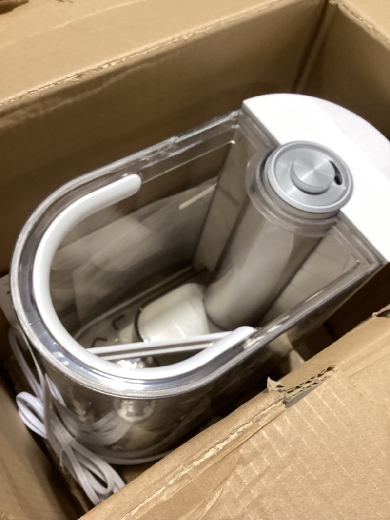 Condition photo showing As Is for DREO 6L Humidifiers for Bedroom, Smart Warm & Cool Mist for Large Room, 60Hr Quiet Runtime for Baby, Plant, Humidity Sensor, Indicator Light, 12H Timer, Google/Alexa, Grey