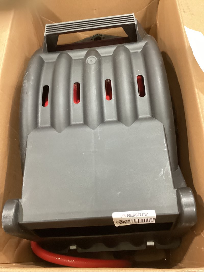 Condition photo showing As Is for legacy levelwind retractable air hose reel, 3/8 in. x 100 ft., pvc - l8310 3/8" (inches) x 100' (feet) hose reel