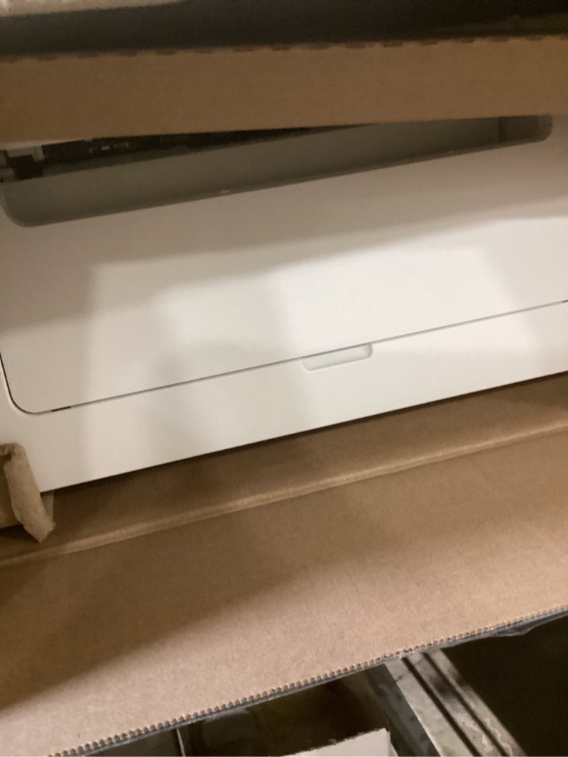 Condition photo showing As Is for hp deskjet 2855e wireless all-in-one color inkjet printer, scanner, copier, best-for-home, 3 month instant ink trial included. this printer is only 2.4 ghz capable. (588s5a)