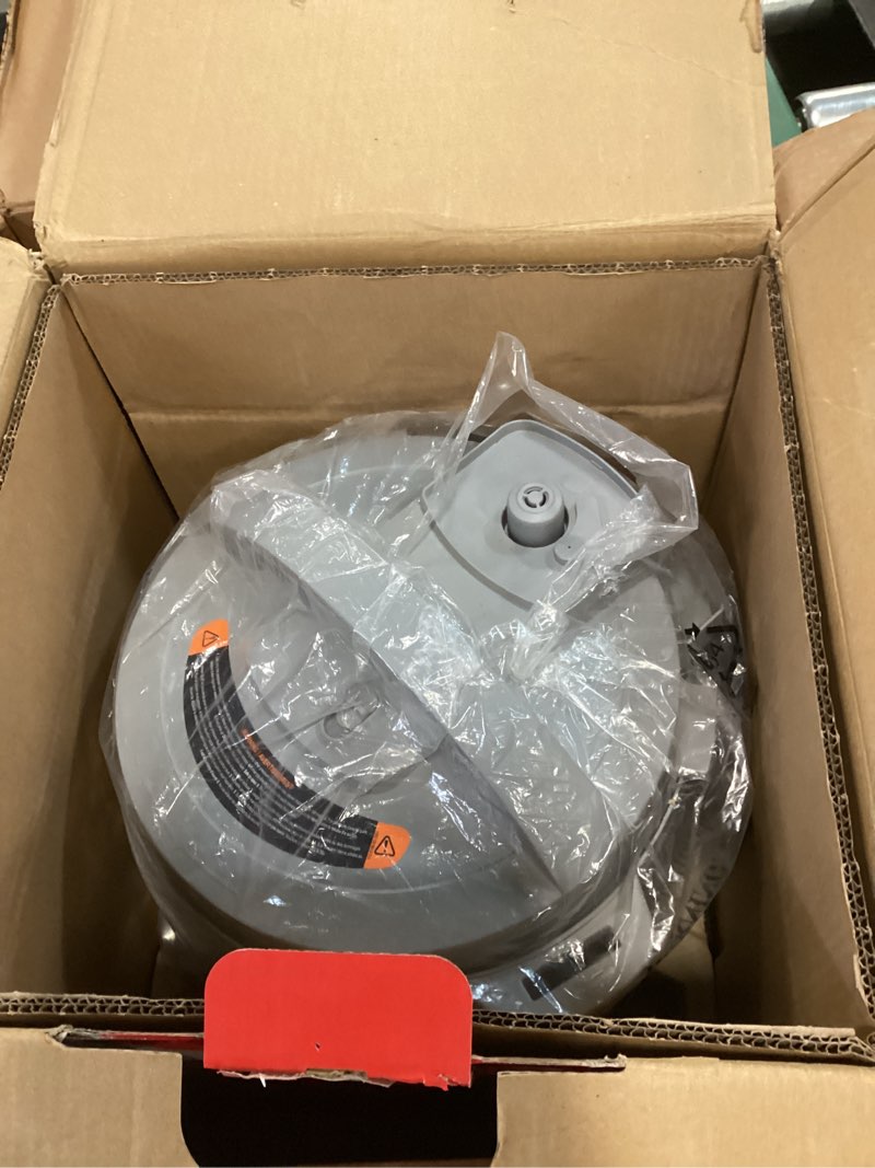 Condition photo showing As Is for Instant Pot, 8-Quart Whisper Quiet 9-in-1 Electric Pressure Cooker, Slow Rice Cooker, Steamer, Sauté, Yogurt Maker, Warmer & Sterilizer, App With Over 800 Recipes, Stainless Steel, Duo Plus 8 Quarts