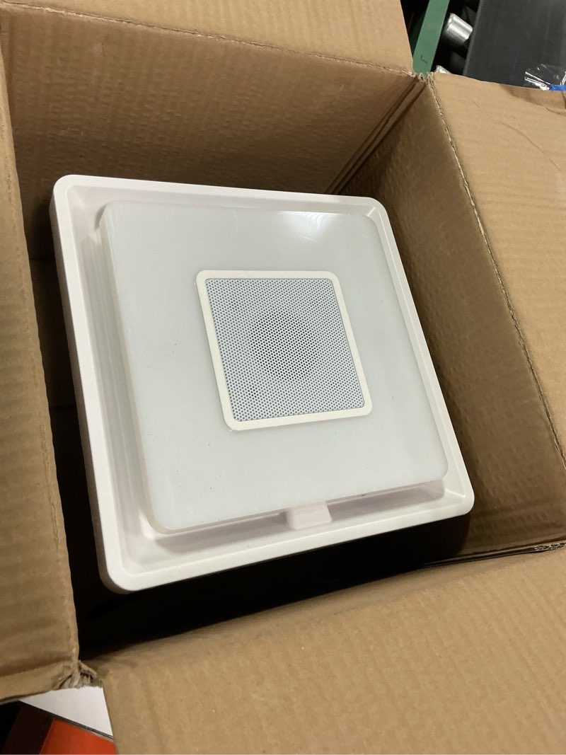 Condition photo showing Good Condition for Homewerks 1.5-Sone 80-CFM White Decorative Lighted Bluetooth Compatibility Bathroom Fan