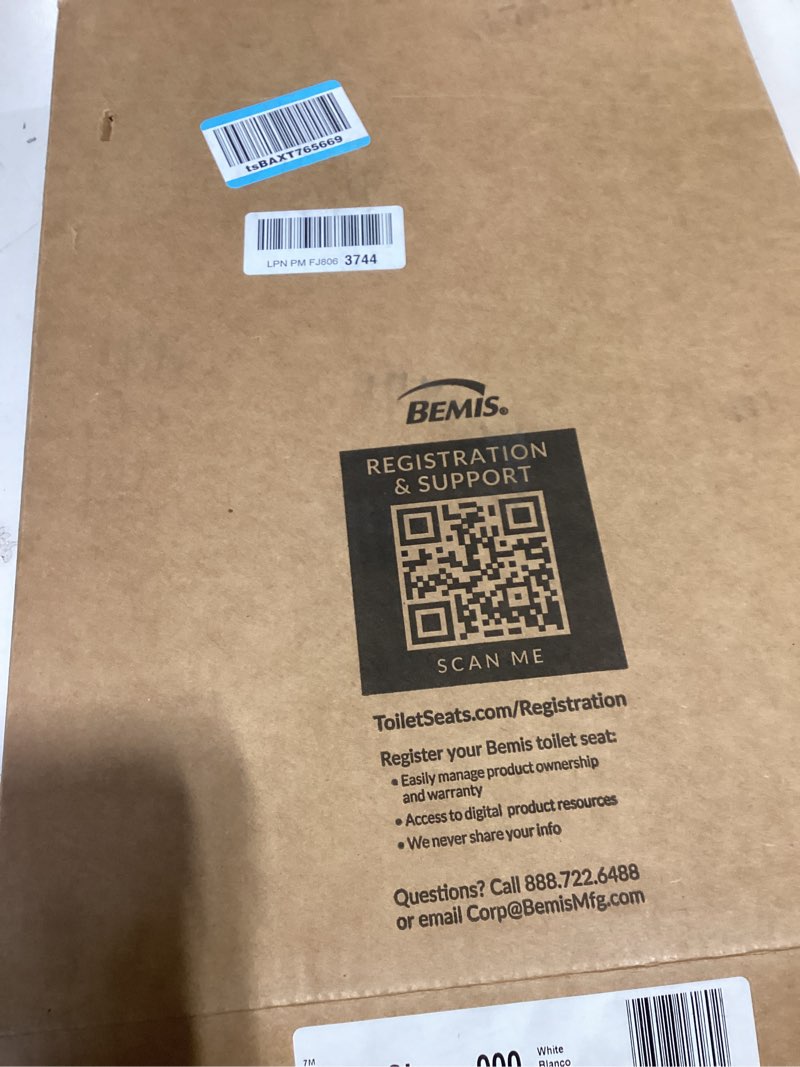 Condition photo showing Good Condition for Mayfair Collins Slow Close Toilet Seat, Durable Plastic Seat with Extra Stability Bumpers and Secure