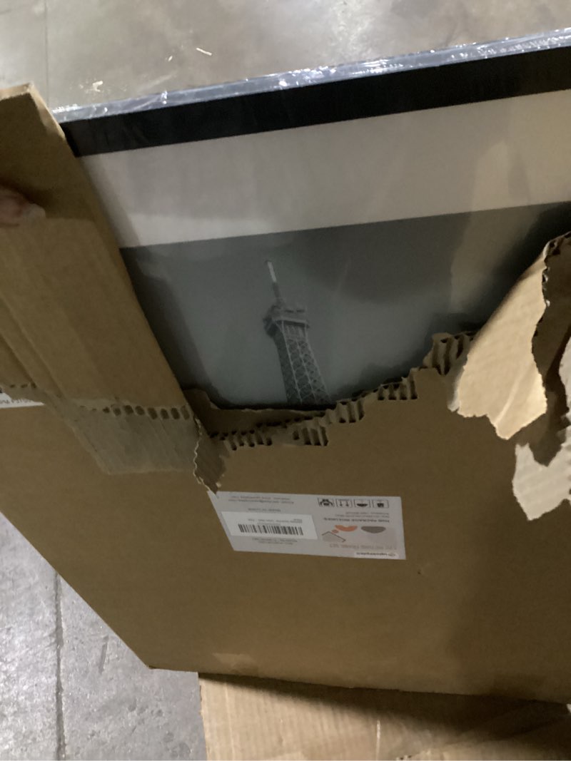 Condition photo showing Good Condition for upsimples 20x24 picture frame, display pictures 16x20 with mat or 20 x 24 without, wall hanging poster frames, black, 1 pack black 20x24