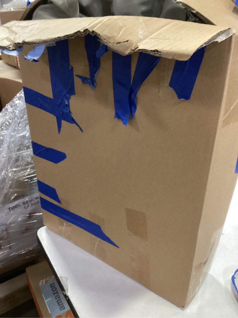 Condition photo showing As Is for Miter Saw Collection Hood, Heavy-Duty Oxford Fabric Dust Solution for Table Miter Saw, Foldable Dust Collector for Woodworking with Accessories and Storage Bag, Fits All Miter Saws, Silver