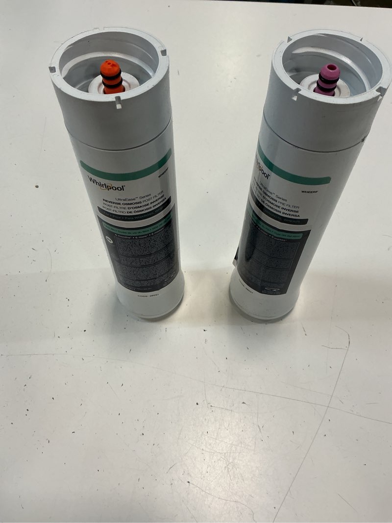 Condition photo showing As Is for whirlpool wharos5 wher255, whapsro, v under sink 6-months replacement filter