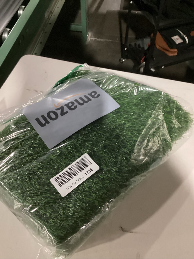 Condition photo showing Good Condition for LOOBANI Dog Grass Pee Pads, Artificial Dog Grass Pads for Potty Tray, Fake Grass for Dogs to Pee On, Outdoor Indoor Pee Grass for Dog Potty(14*18 inch)