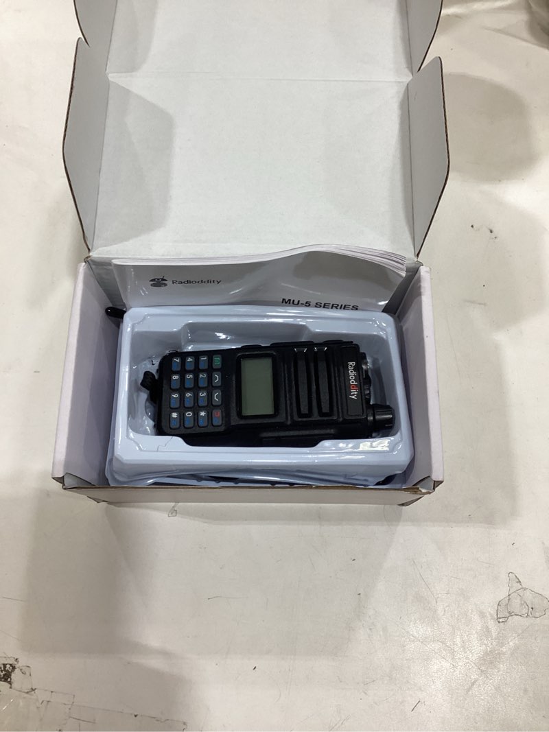 Condition photo showing Good Condition for Radioddity MU-5 MURS Radio, License Free Two-Way Radio Rechargeable, Display Sync for Industrial Business Retail