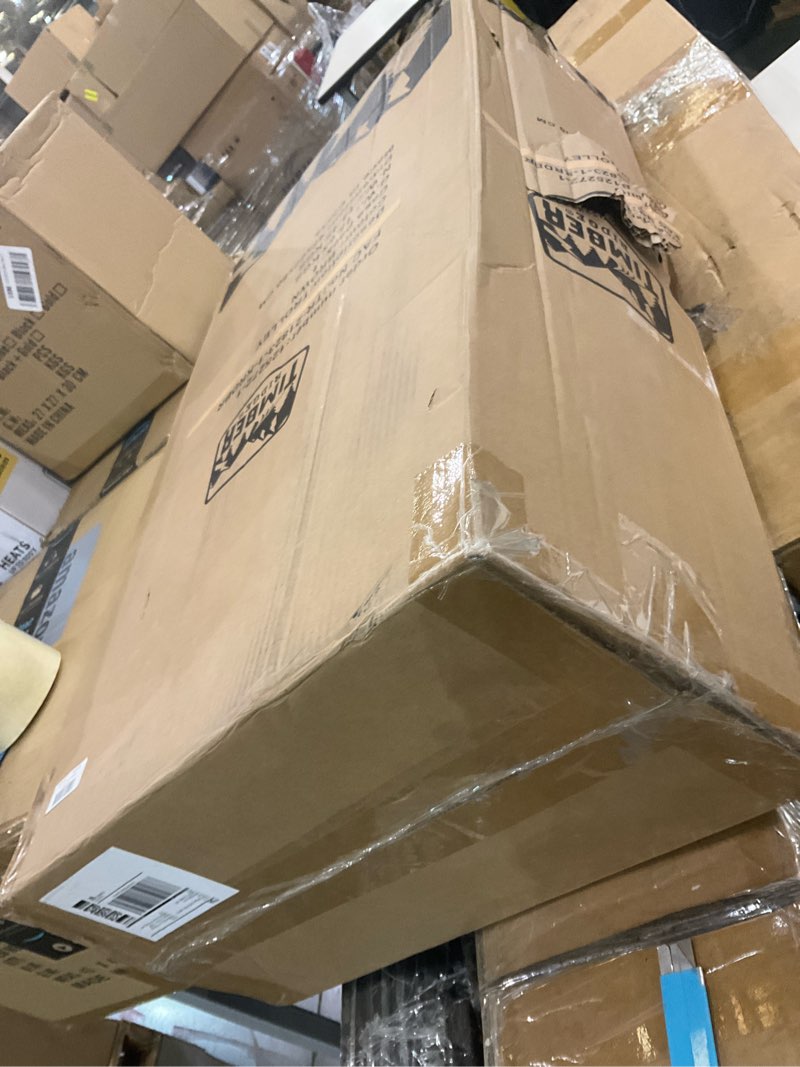 Condition photo showing As Is for TIMBER RIDGE 400L Large Capacity Folding Double Decker Wagon with Brakes, 54" Extra Long Extender Wagon Cart, 450lbs Heavy Duty Collapsible Cart, All-Terrain Big Wheels for Camping, Sports, Shopping Brown With Brakes