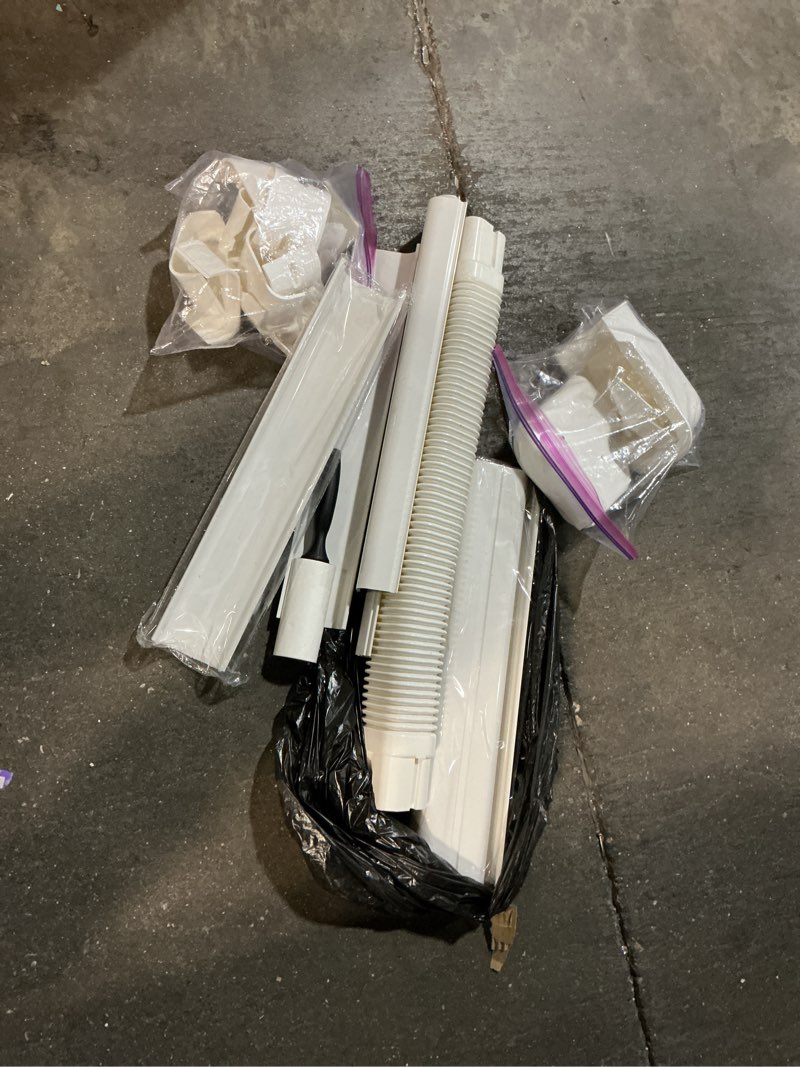 Condition photo showing As Is for bewave 3" 10 ft mini split line set cover kit, decorative pvc tubing cover kit for mini split air conditioners and heat pumps 3"w 10ft l