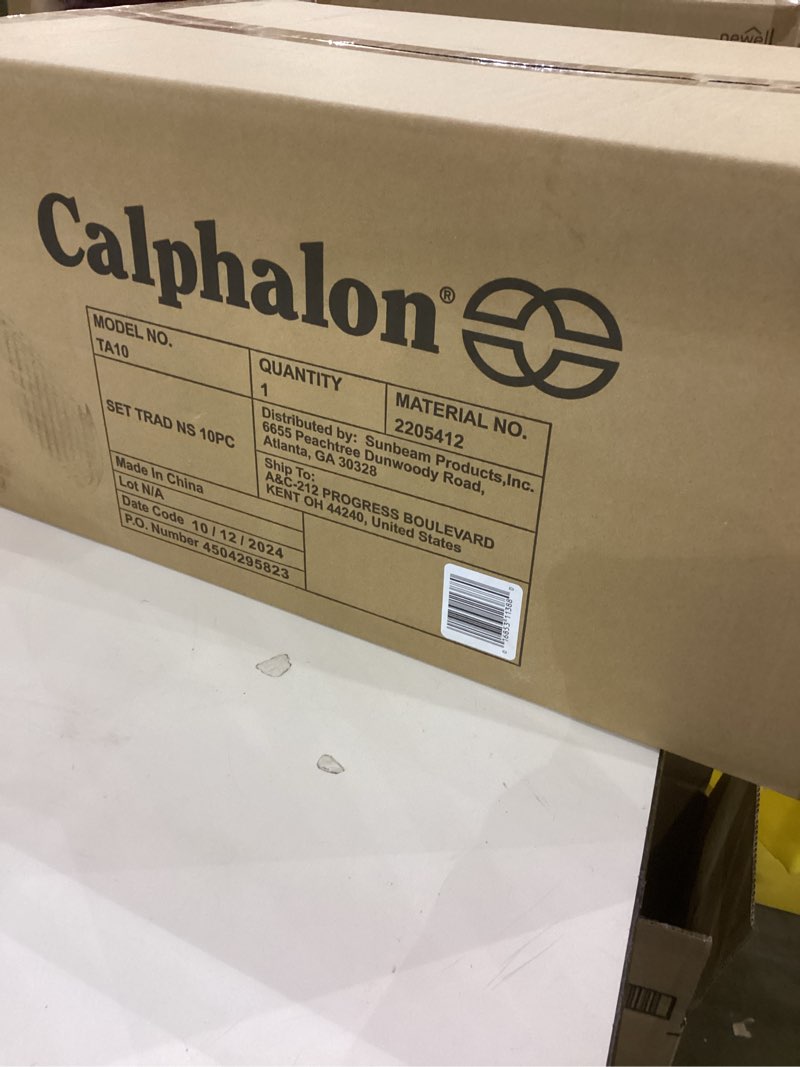 Condition photo showing New/Like New for Calphalon® Hard-Anodized Nonstick 10-Piece Cookware Set NEW 10-Piece Set