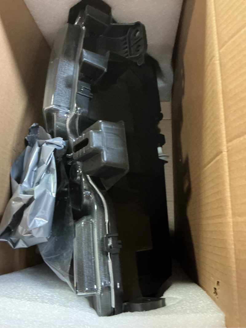 Condition photo showing Good Condition for oem style halogen headlight assembly compatible with 2020-2023 chevy silverado 2500hd 3500hd custom/lt/work truck left driver side 84738616 gm2502504 left(driver side)