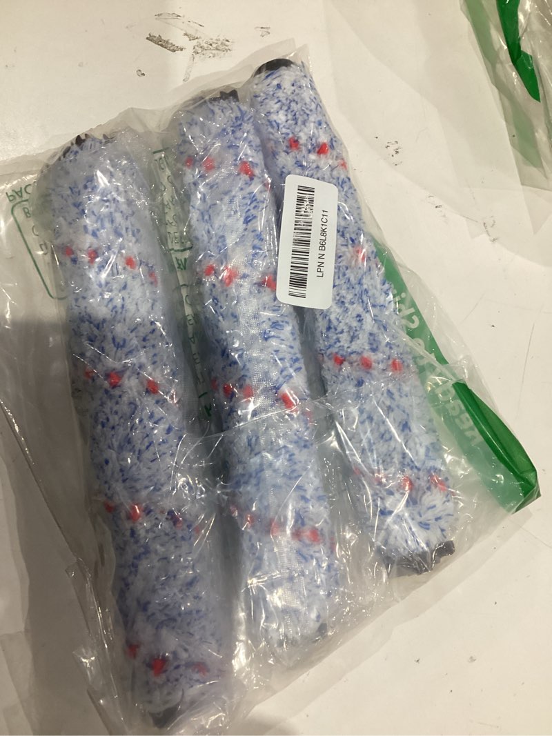 Condition photo showing Good Condition for 3 Pack Replacement 1868 CrossWave Multi-Surface Brush Roll, Brush Replacement Parts for Bissell CrossWave Pet Pro 1785A, 2306A Cordless Wet Dry Vac, Replace Part# 1608683, 160-8683. Replacement 1868 Brush Roll