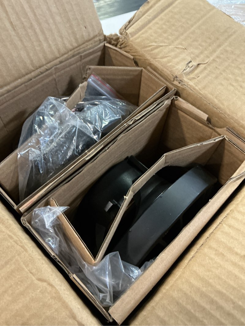 Condition photo showing Good Condition for rockville pair rm-premium-65 black 6.5" marine boat speakers, 600w peak/150w rms, 4-ohm, crisp audio, waterproof design, high-power handling for boats and outdoor vehicles