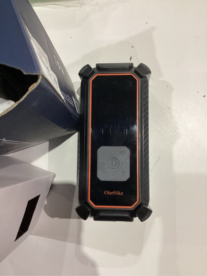 Condition photo showing Good Condition for olarhike cordless tire inflator portable air compressor, 150psi dual power - 5400 mah & 12v dc, air pump for car tires, bike, motorcycle, bicycle, electric pump with led light & digital pressure gauge 1-gray 5400mah with cable (car&suv)