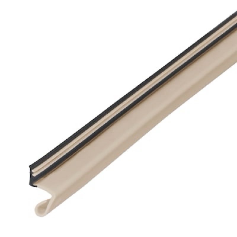 M-D 6-3/4-ft x 1-in x 5/8-in Beige Rubber Door Weatherstrip
