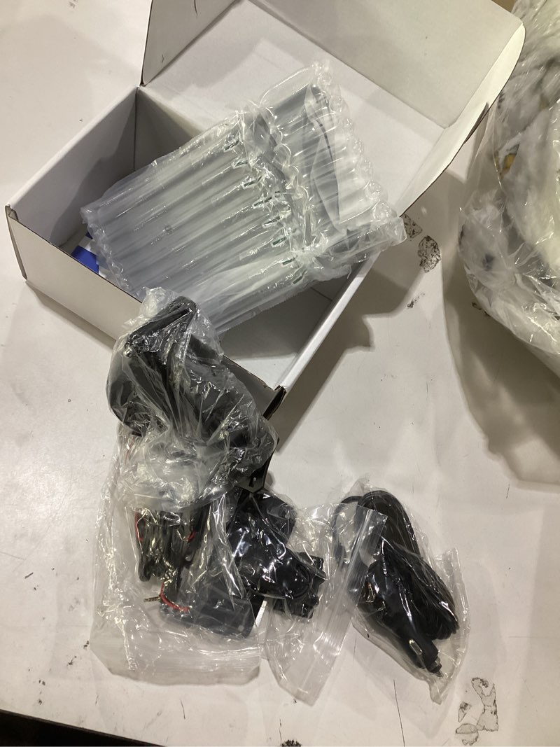 Condition photo showing New/Like New for Not tested!!! Portable Wireless with Apple CarPlay and Android Auto Screen for Car, 7\" HD Touch Screen Car Stereo with Mirror Link, Bluetooth 5.2, Backup Camera, AUX,FM Transmitter for All Vehicle