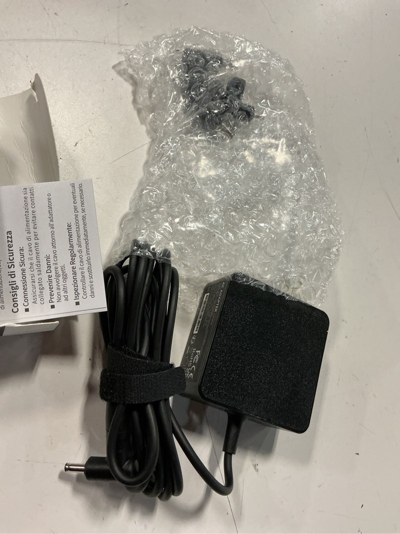 Condition photo showing Good Condition for superer laptop charger fit for asus vivobook, zenbook and more series, power lamp, extended cable, round connector, 65w, 45w, 33w