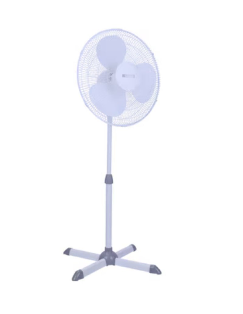 Utilitech 16-in 120 -Volt 3 -Speed Indoor White Oscillating Pedestal Fan
