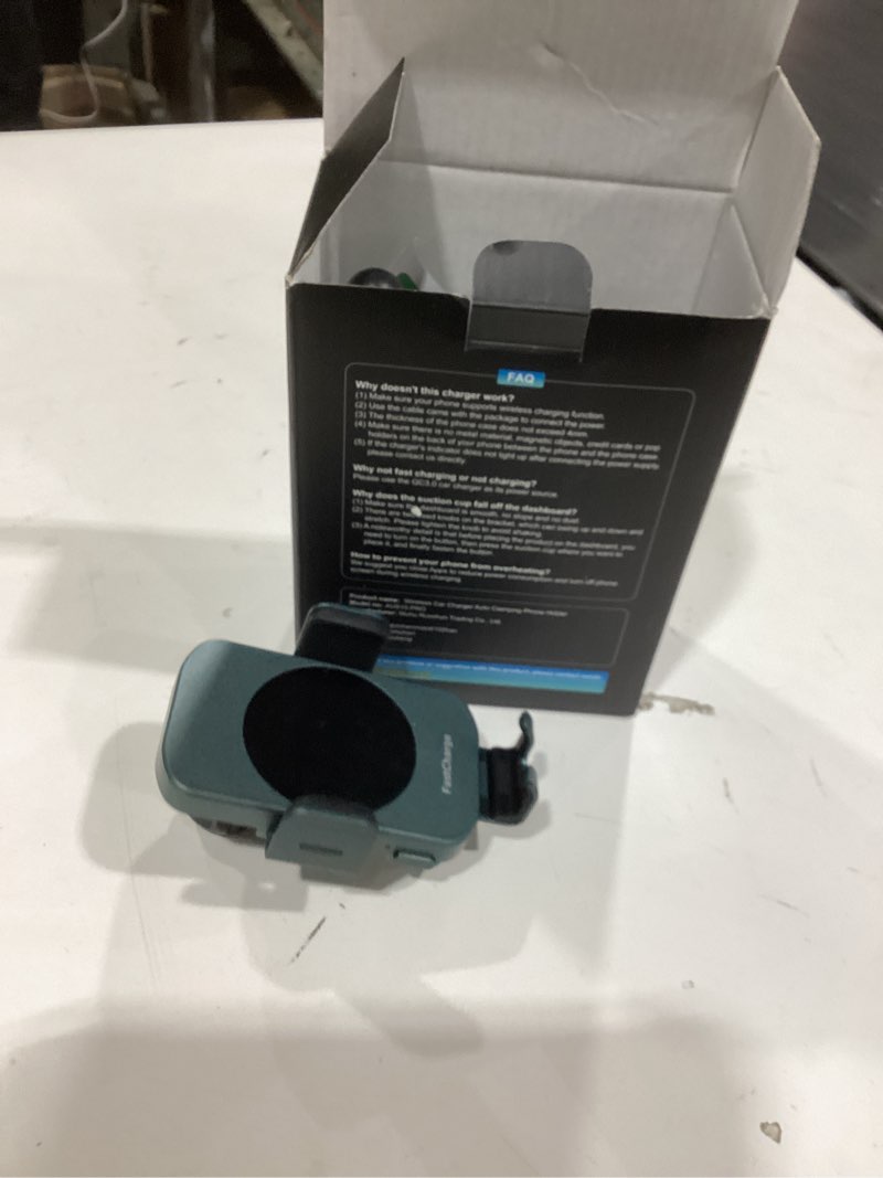 wireless car charger, fast charging phone holder 3 in 1 phone mount auto clamping car accessories co