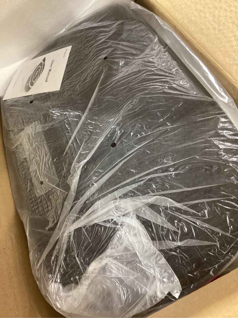 Condition photo showing Good Condition for MERACH Vibration Plate Exercise Machine, Curved Vibration Plate for Lymphatic Drainage Weight Loss, Vibrating Plate with Real-Time Calorie Tracking on LED Display, Workout Equipment for Home Women Men Black