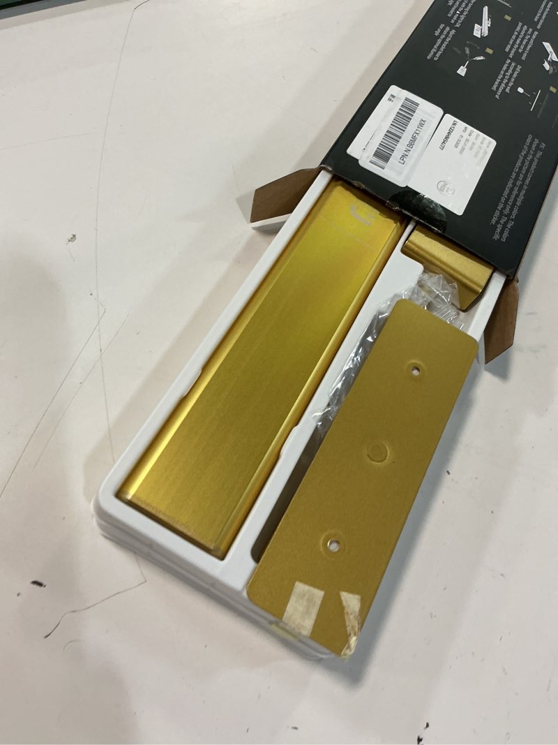Condition photo showing Good Condition for ezvalo picture light for wall, 4800mah rechargeable wireless ir remote control, dimmable magnetic led art display light with 3 color temperatures, for gallery, living room, bedroom(gold-2pack) gold 2pack-13in