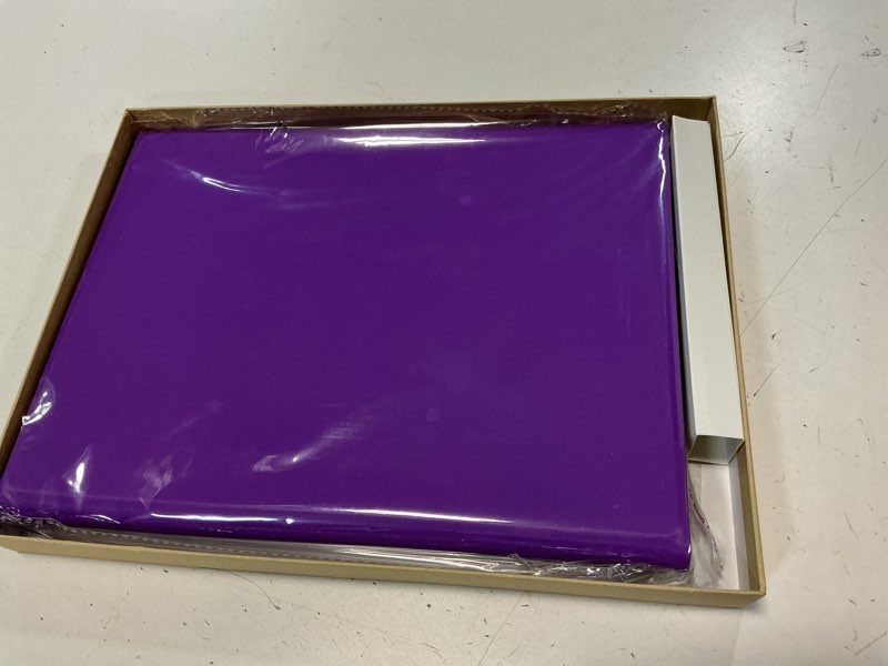 Condition photo showing New/Like New for keyboard case for ipad 9th generation 2021 10.2 inch, detachable wireless rechargeable keyboard for ipad 8th/7th gen, slim folio stand cover with pencil holder for ipad pro 10.5" / ipad air 3rd gen no backlit purple