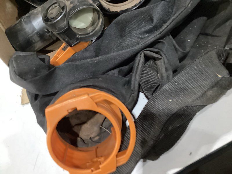 Condition photo showing As Is for WORX WG509 12 Amp Trivac, 3 in 1 Electric Leaf Blower, Leaf Vacuum & Leaf Mulcher for Lawn Care