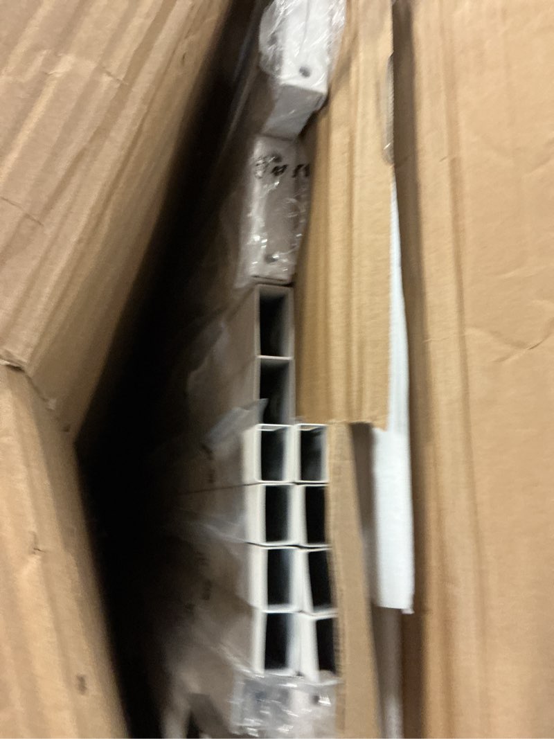 Condition photo showing Good Condition for Timy Kids Twin Bed Frame with Wooden Headboard and Footboard, Metal Platform Bed Frame for Boys Girls Teens Adults, Modern Kids Furniture, No Box Spring Needed, White