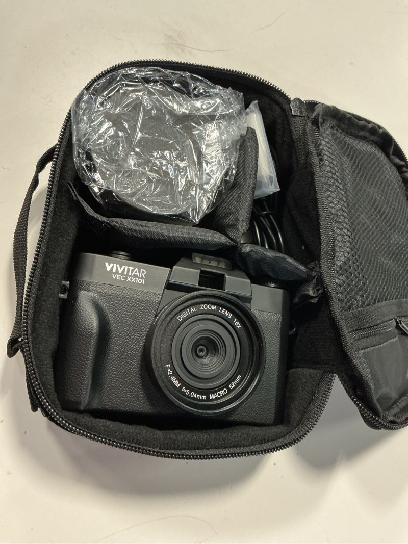 Condition photo showing New/Like New for vivitar 4k digital camera with 8x digital zoom and 3" led display