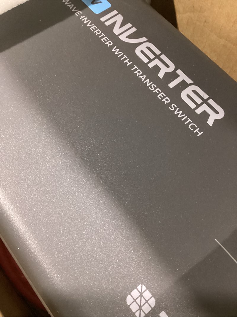 Condition photo showing Good Condition for Renogy 1000W Pure Sine Wave Inverter with On-Grid Transfer Switch, Built-in Bluetooth, Inverter 12V DC to 120V AC for Truck, RV, Home, 2000W Surge Power, Remote Controller 1KW(Built-in BT & ATS)