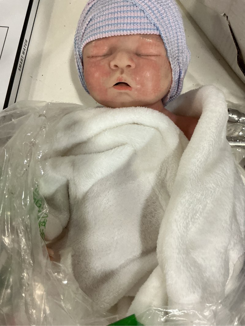 Condition photo showing Good Condition for 16 inch full silicone reborn baby doll girl, realistic baby doll
