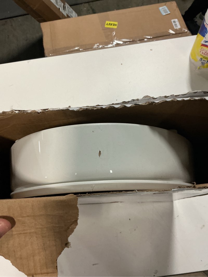 Condition photo showing As Is for KOHLER 4636-RL-0 Cachet ReadyLatch Elongated Toilet Seat Slow Close, Soft Close Toilet Seat Quiet Lid, Contoured Grip-Tight Bumpers Installation Hardware, Apartment Essentials, White White Elongated Ready Latch