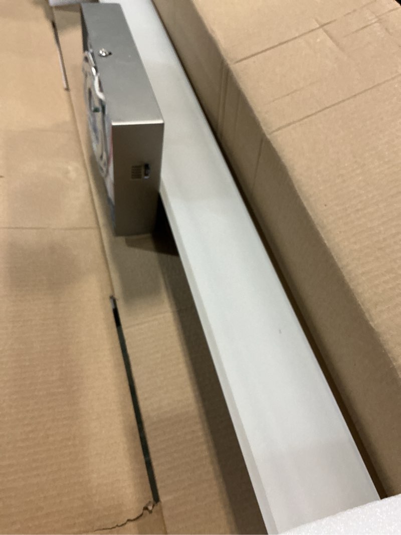 Condition photo showing New/Like New for led brushed nickel vanity light for bathroom lighting fixtures over mirror modern bath vanity lights bar 24w 5cct diammable bathroom lights 31.5 inch brushed nickel-5 color temperature 31.5 inch