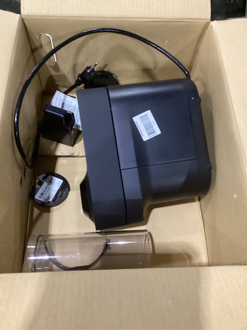 Condition photo showing As Is for Nespresso Vertuo Pop+ Coffee and Espresso Maker by De'Longhi, Black Matte with Dark Chrome Machine Only Black Matte Chrome