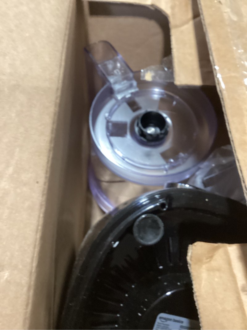 Condition photo showing New/Like New for Amazon Basics Food Processor and Vegetable Chopper, 10 Cup Bowl, 2-Speed, 500 Watt Motor, Black