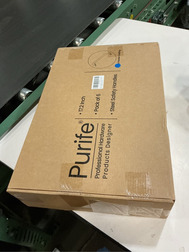 Condition photo showing New/Like New for 17 Inch 6 Pieces Blue Metal Safety Handles for Outdoor Playground - Playset Accessories Handles, Swing Sets Attachment Grab Bars, Kids Hand Grips Monkey Bar for Indoor Play Structure