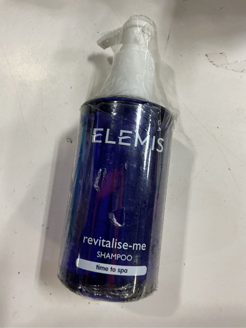 Condition photo showing New/Like New for elemis revitalize-me shampoo with basil,thyme scent, 10.1 fl oz