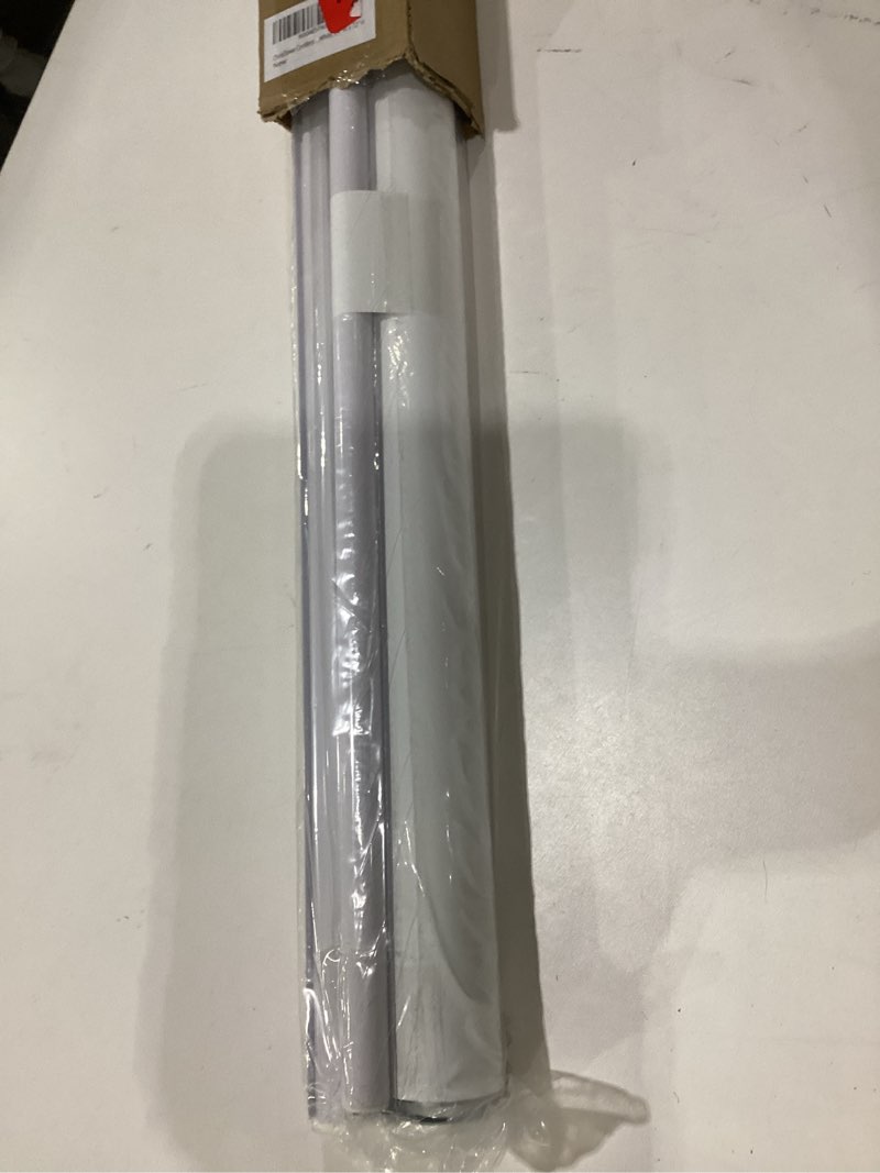 Condition photo showing Good Condition for chrisdowa cordless blackout roller shades for windows, thermal insulated uv protection pull down shades, total blackout window blinds for home, office, bedroom, door (24" w x 72" h, white) 24"w x 72"h white