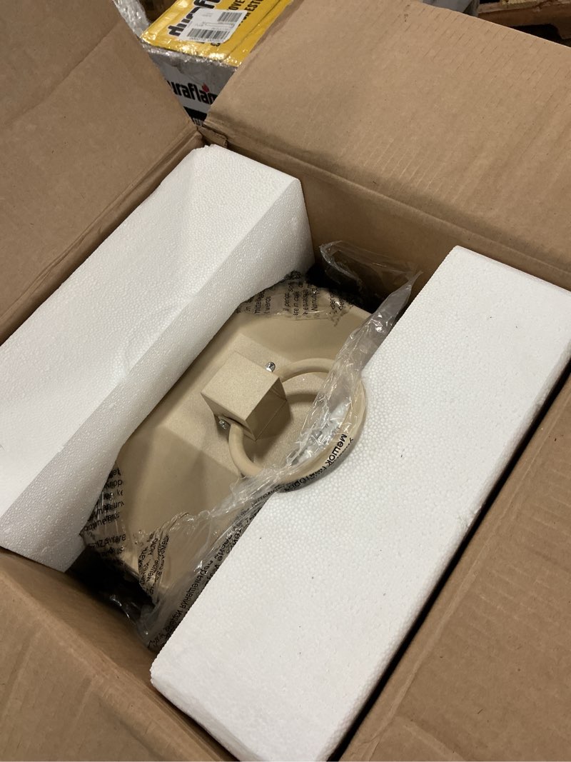 Condition photo showing As Is for DURAFLAME 10ILH117-04 1500-WATT Portable Infrared Lantern CREAM