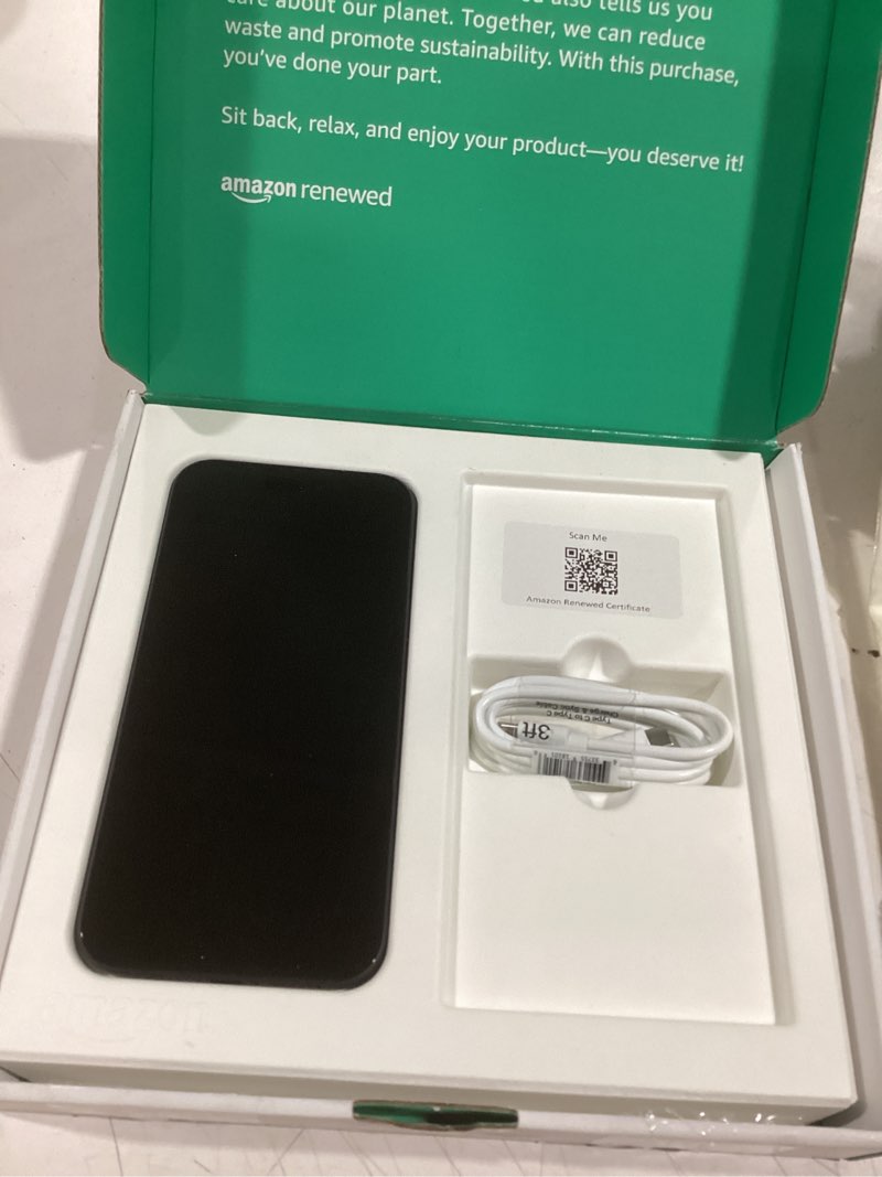 Condition photo showing Good Condition for apple iphone 15 plus, 128gb, black - unlocked (renewed premium)