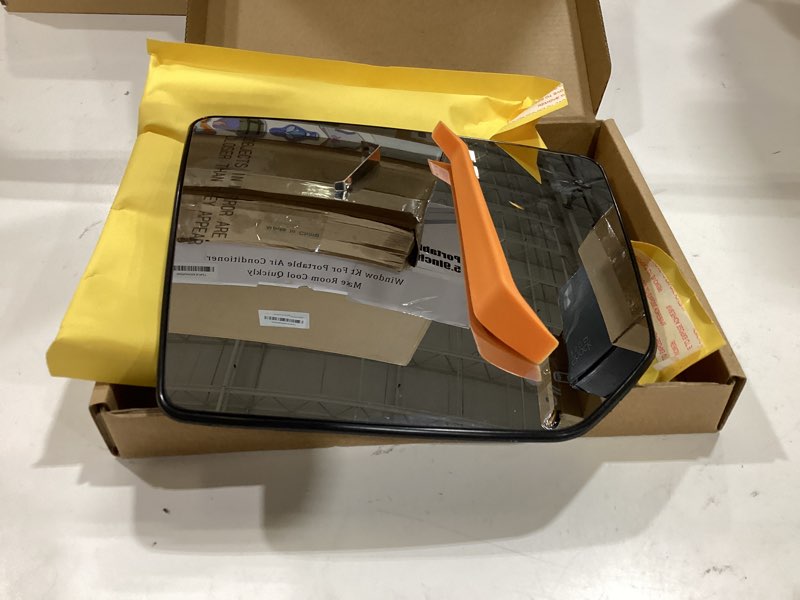 Condition photo showing Good Condition for passenger side heated mirror glass replacement for ford f150 2015 2016 2017 2018 2019 2020 - for ford f150 power side mirror with blind spot detection system and rear holder right (passenger side)- with blind spot detection