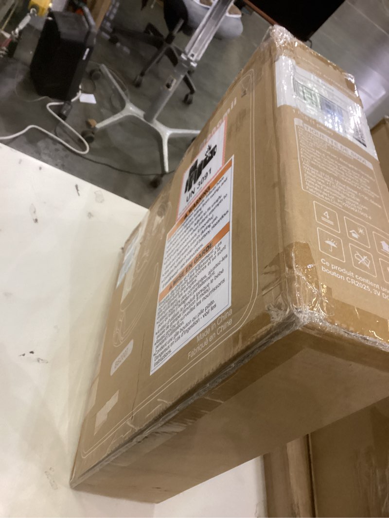 Condition photo showing New/Like New for Baby Swings for Infants, Monamii Baby Swing, Bluetooth Infant Swing with Music Speaker, 5 Speeds and Remote Control, Indoor & Outdoor Use (Black)