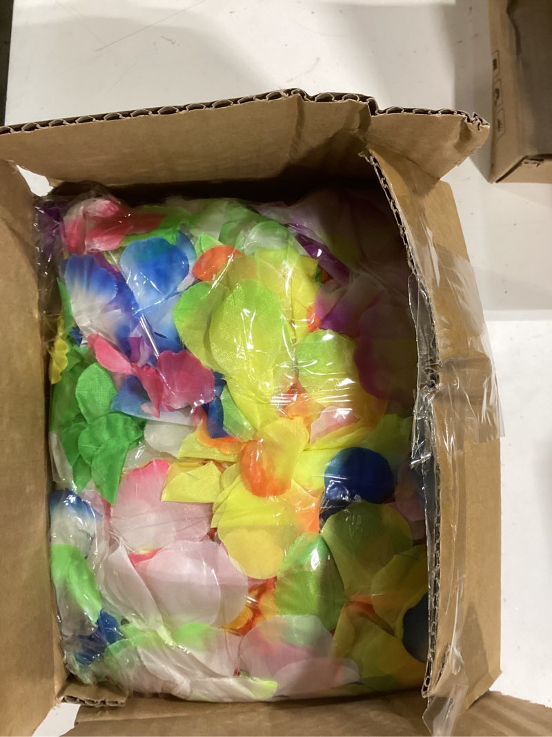 Condition photo showing Good Condition for parsup 50pcs hawaiian leis party decorations, 50 styles flower necklace bulk for tropical theme beach supplies night bar luau aloha beach vacation