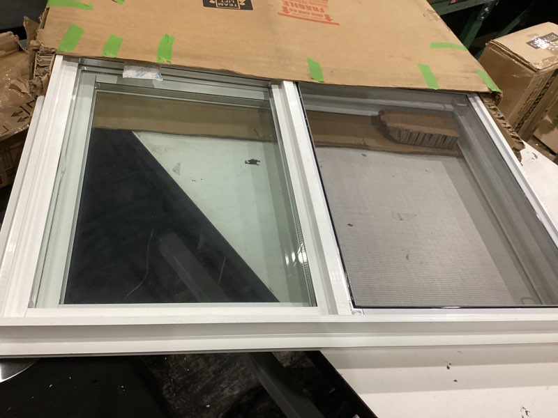 Condition photo showing Good Condition for vbsi3222pr vinyl basement slider window, 32" x 22", white 32x22 inch window