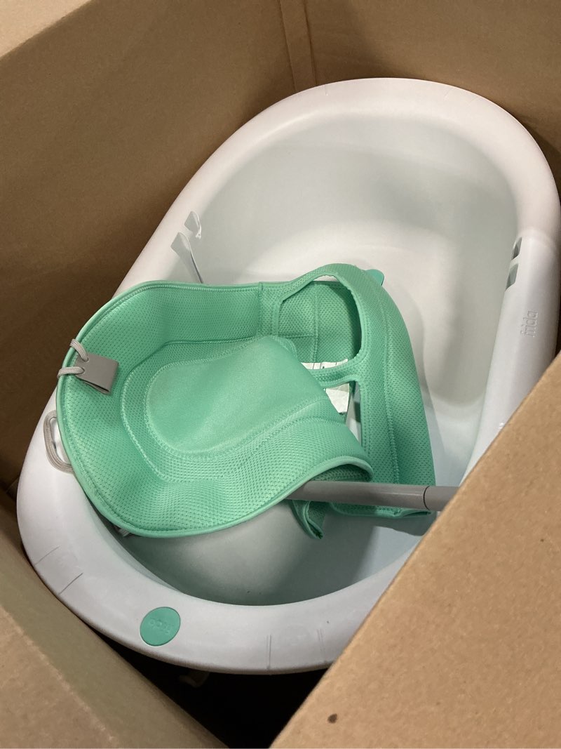 Condition photo showing Good Condition for frida baby 4-in-1 grow-with-me baby bathtub, baby tub for newborns to toddler with removable bath seat & backrest for bath support in tub bath tub